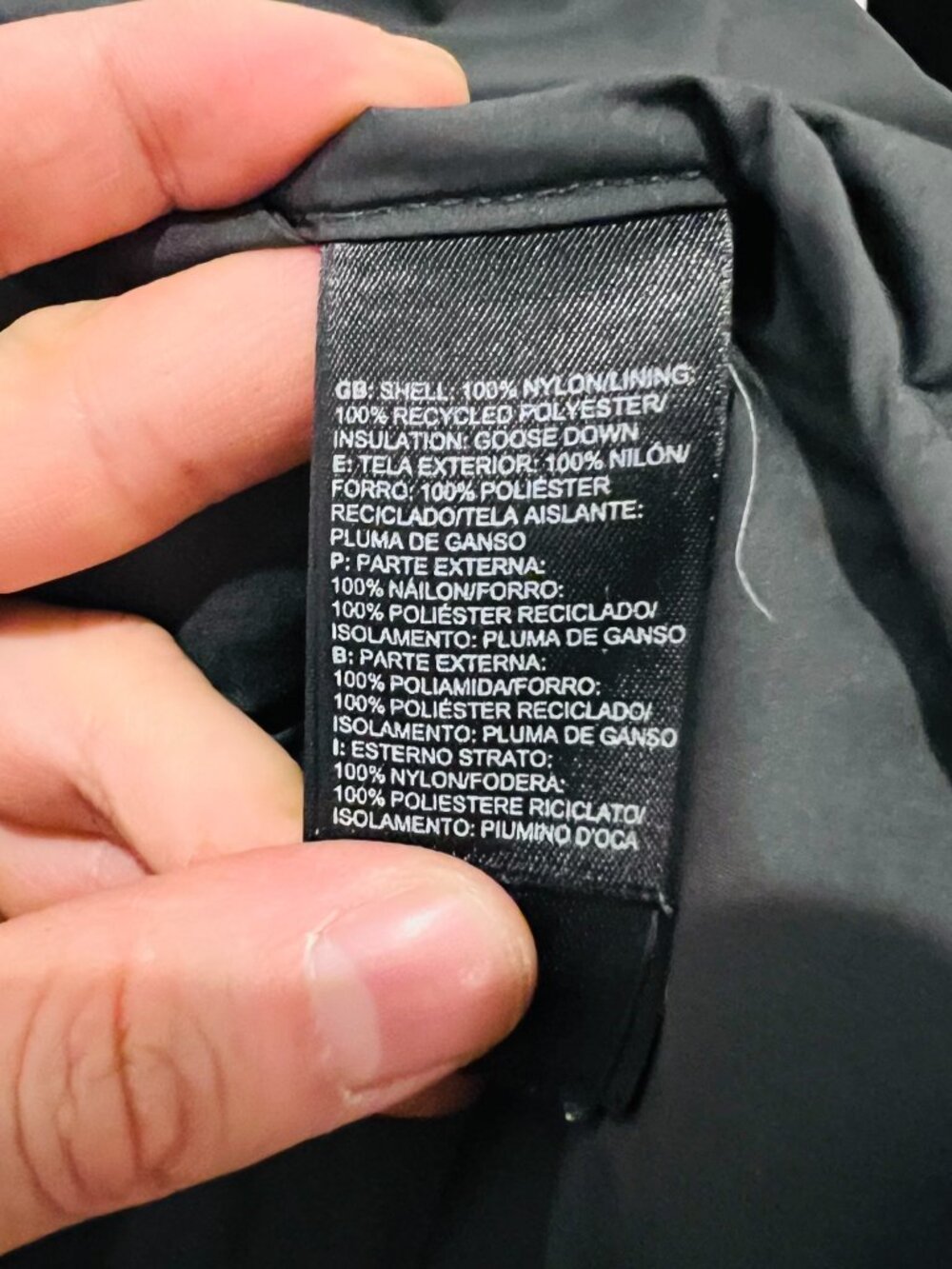 The North Face Small Mens Retro Nuptse 700 Down Winter Puffer Jacket Black Coat - Picture 9 of 16